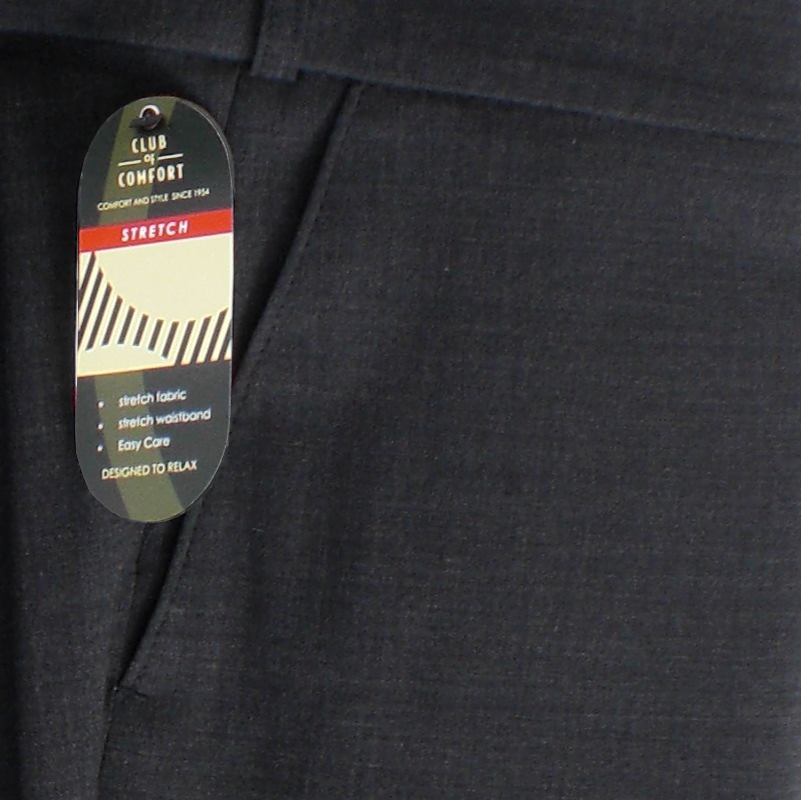 Club of Comfort Lightweight Trousers Charcoal Club of Comfort Lightweight Trousers Charcoal
