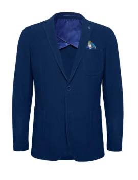 R2 Amsterdam Stretch Travel Jacket in Navy